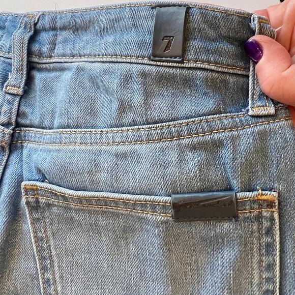 Womens 7 For All Mankind Jeans Flare bottom Vintage Y2K, High-Rise Bootcut Jeans - Picture 13 of 13